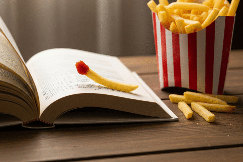 Stepping outside your comfort zone to work in fast food or market your own writing.