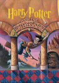 Harry Potter and the Sorceror's Stone by J. K. Rowling book cover