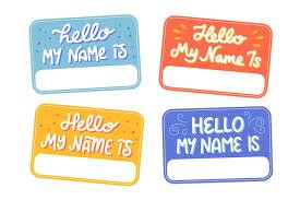 Hello, My Name is ______ stickers