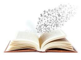 Open Book stock photo. Image of letters ...