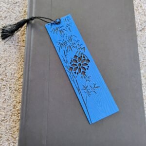 Blue Wood Grain Bookmark