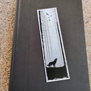 Wolf in Forest - 3D printed bookmark