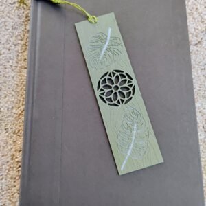 Green Wood Grain Bookmark