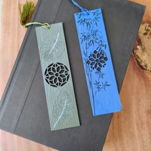 wood textured bookmarks